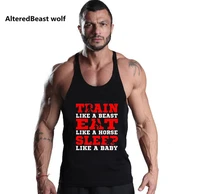 men tank tops muscle stringers brand gyms fitness bodybuilding tank top men o neck cotton sleeveless shirt men vest tops