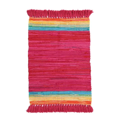 100% хлопок ручной работы ковер коврик геометрический индийский плед полосатый