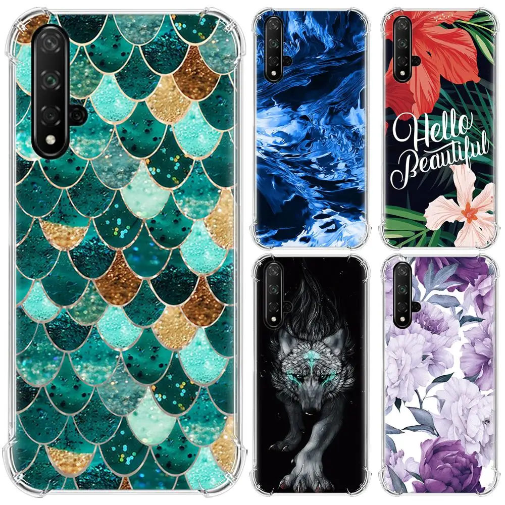 TPU Soft Cases for Huawei Honor 20 Case Silicone Cover Pro Phone Back Shell Fundas Cpqie |