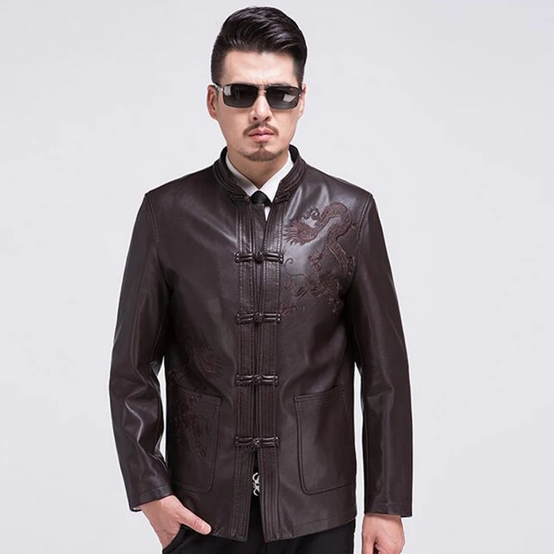 Женские винтажные ботинки в китайском стиле Брендовые мужские кожаные куртки