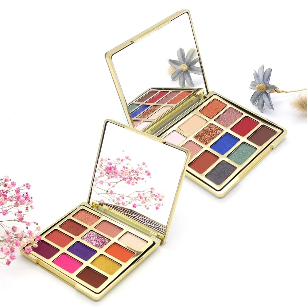 

New 12 Color Eye Shadow Palette Makeup Eye Shadow Palette Make Up palette Cosmetic Makeup Natural Gift