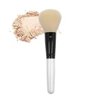 Профессиональная мягкая кисть для пудры, для основы, румян, бронзатора, макияжа, синтетическая веганская косметика, инструмент для красоты