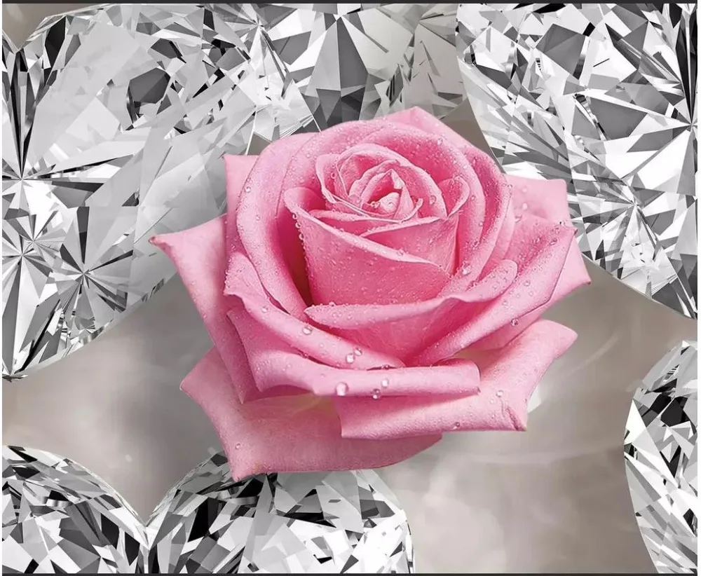 Пользовательские фото обои 3d фрески для стен 3 d цветок росписи ТВ фон настенные