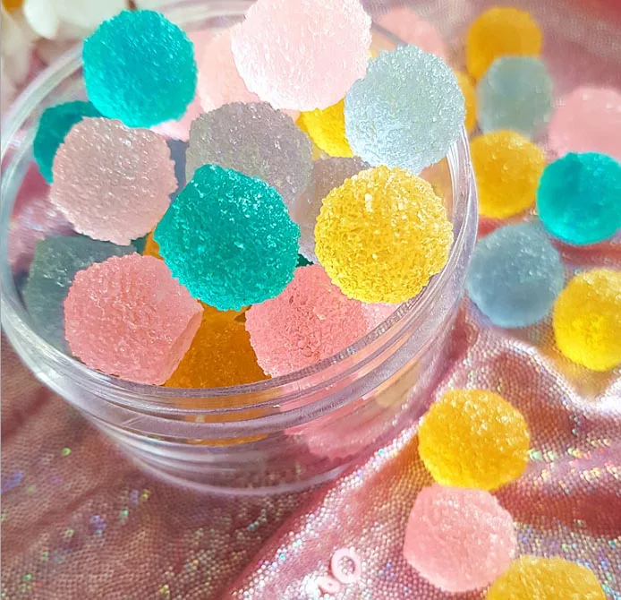 1pcs round shape Магнит на холодильник, магнит для конфет, имитация еды, сделай сам, украшение для холодильника - Цвет: 1pcs round shape
