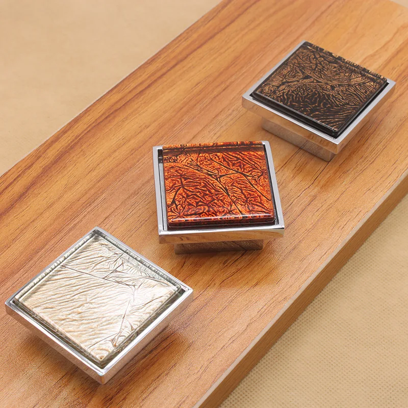 JD Хрустальная квадратная стеклянная ручка европейский и американский