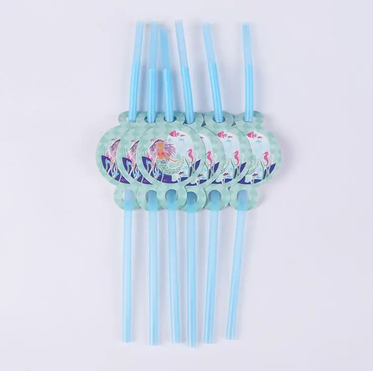 straw 6pcs 1 шт. 108*180 см вечерние одноразовые пластиковые скатерти с рисунком русалки для свадьбы, дня рождения, вечеринки, скатерти прямоугольной формы - Цвет: straw 6pcs