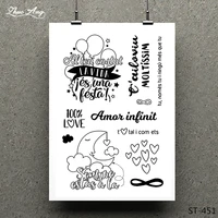 zhuoang balloons clear stamp for scrapbooking rubber stamp seal paper craft clear stamps card making