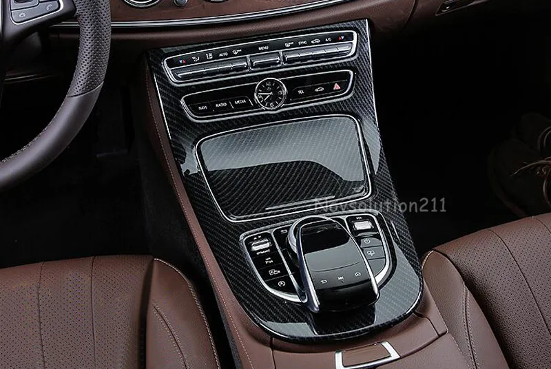 Крышка коробки передач из углеродного волокна для Benz E Class W213 2016 2017 | Автомобили и