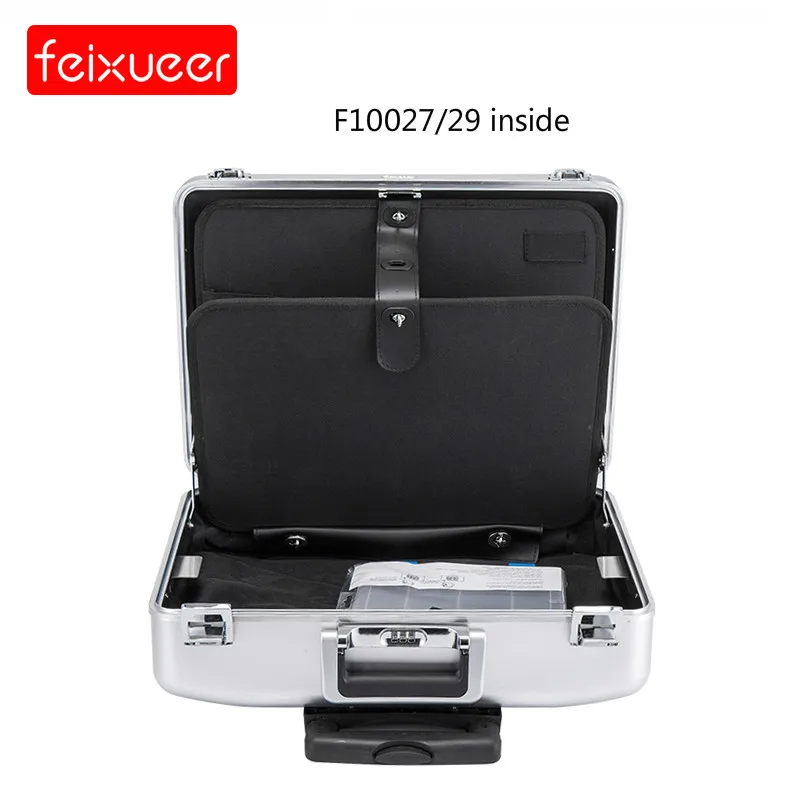 Feixueer Алюминий магниевого сплава воздуха Toolbox Металл парикмахерские Спецодежда