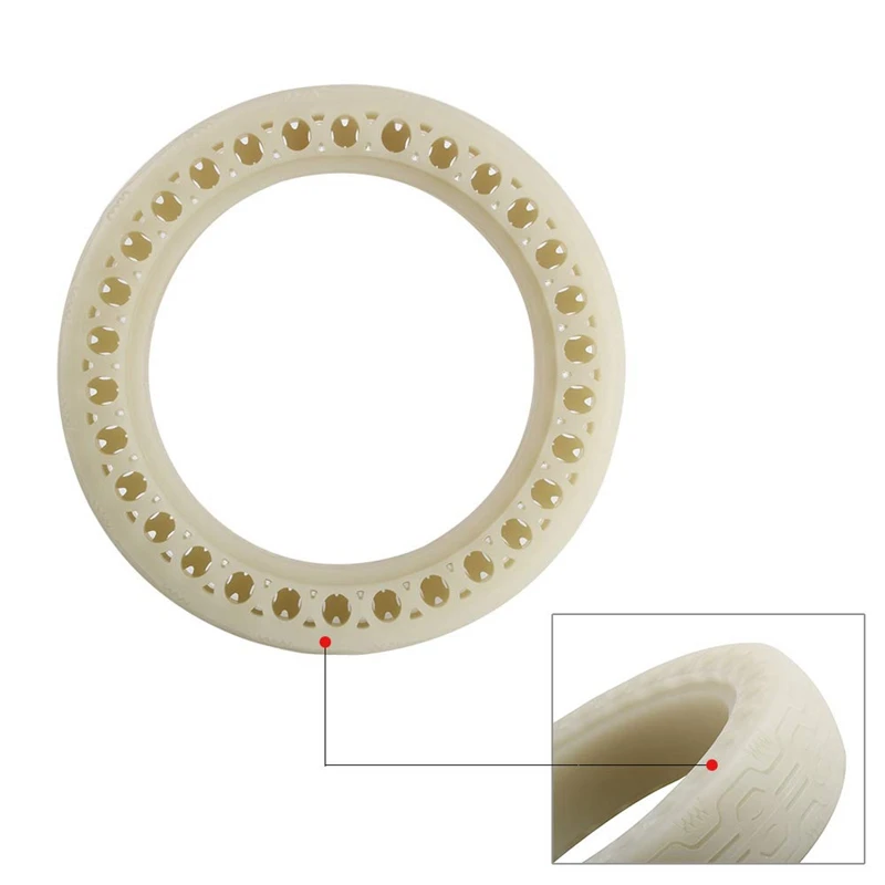 Luminous Shock Absorber For Xiaomi Mijia M365 Scooter Skateboard Damping Rubber Tires Wheels Tyre Fluorescent Solid Hole | Автомобили и