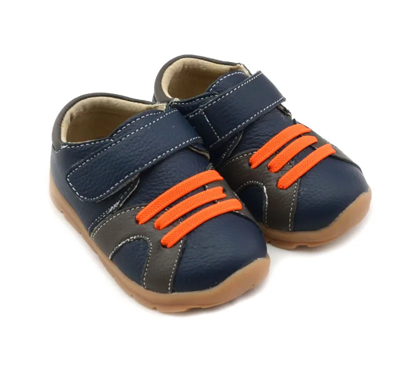 Детская повседневная обувь Новинка 2017 года Весенняя детская из натуральной кожи