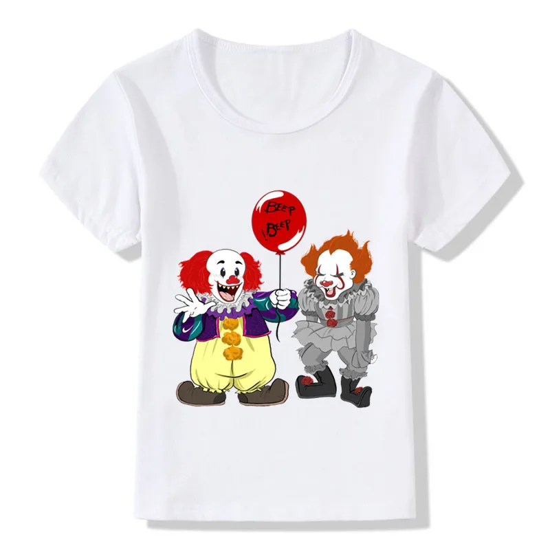 Детская забавная футболка Pennywise с принтом фильма оно проигравшие Детские