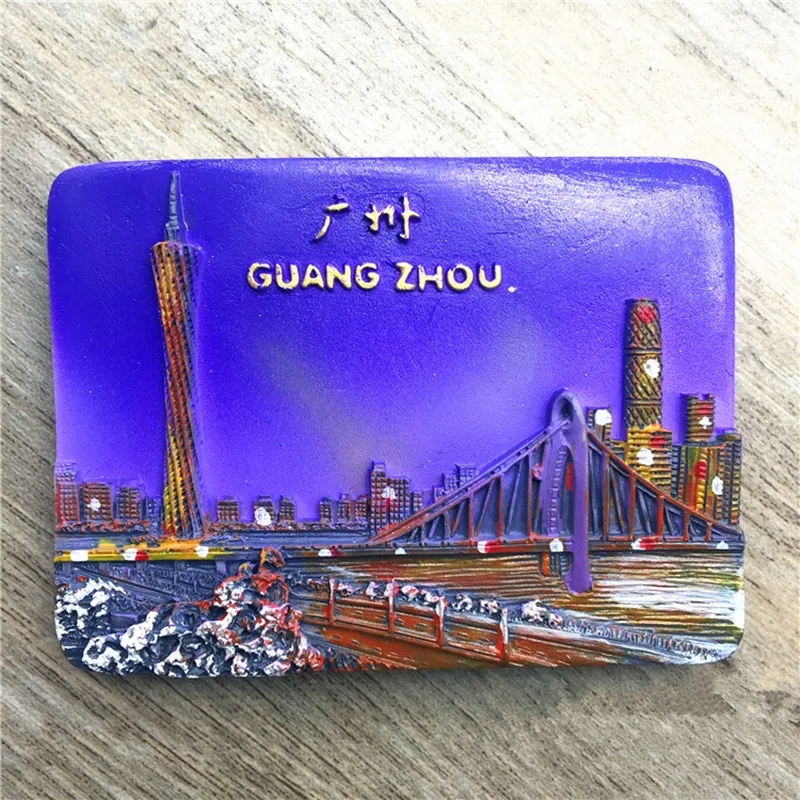 Магнитные туристические сувениры Guangzhou Китай украшение для дома|fridge magnet|china fridge