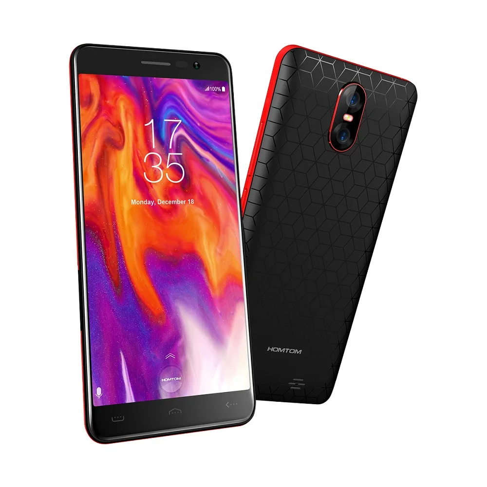 HOMTOM S12 Смартфон Android 3g 5 0 '✘:9 полный Экран 4 ядра MTK6580 мобильный телефон 1 Гб 8 GB