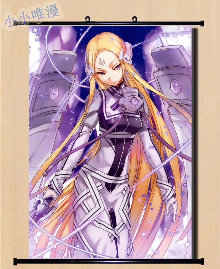 

Japanese Decorative Pictures Anime Han-Gyaku-Sei Million Arthur Vagabond Nuckelavee Titania Home Decor Wall Scroll Poster