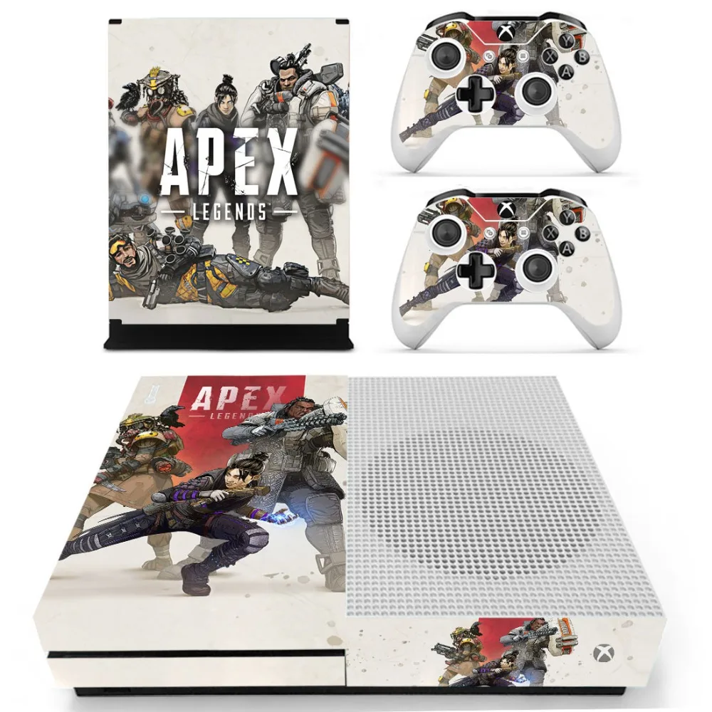 Игра APEX легенды кожи Стикеры наклейка для Microsoft Xbox One S консоли и 2 контроллеры