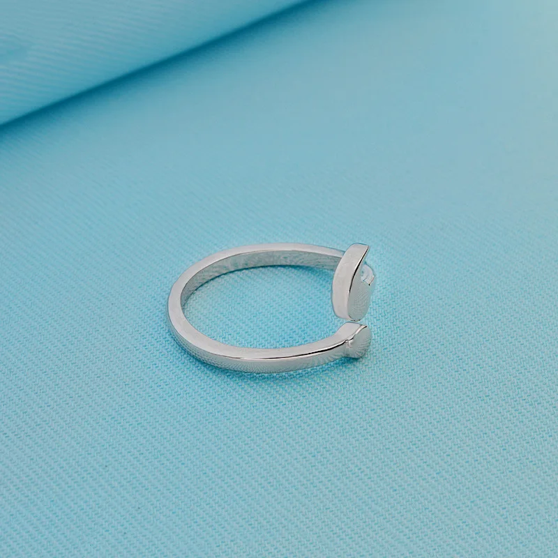 Кольцо с полукруглой полосой для девочек регулируемое кольцо умственное