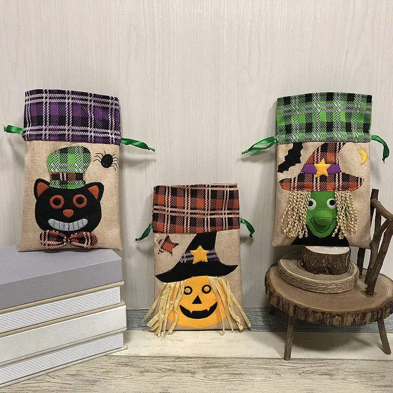Halloween Cello Party Loot Bags Sweet Bag Trick Or Treat Spooky Pumpkin Gift Boxes | Дом и сад
