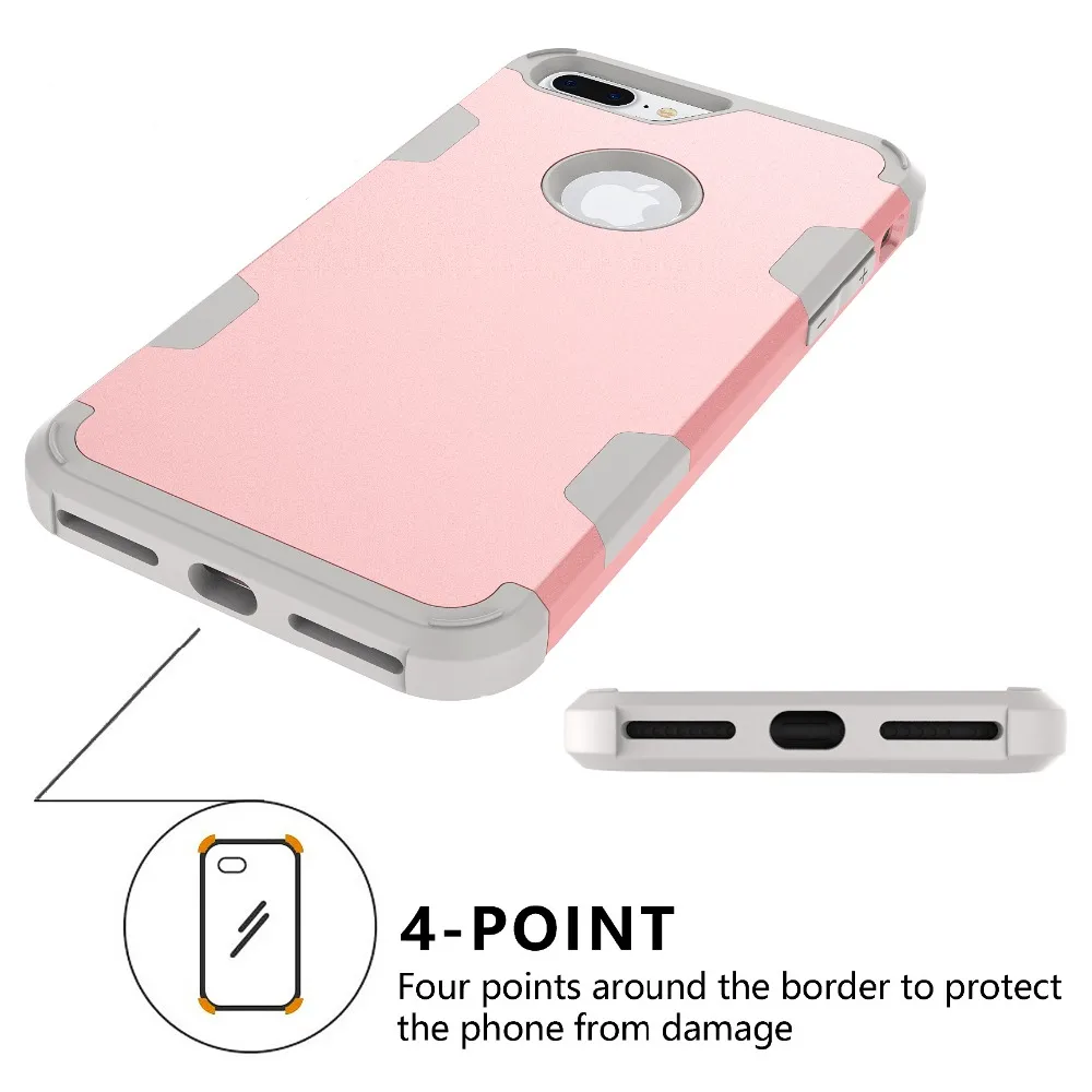 YiKELO 360 градусов полностью ТПУ силиконовый чехол для iPhone X 8 6 7 6s Plus PC твердая