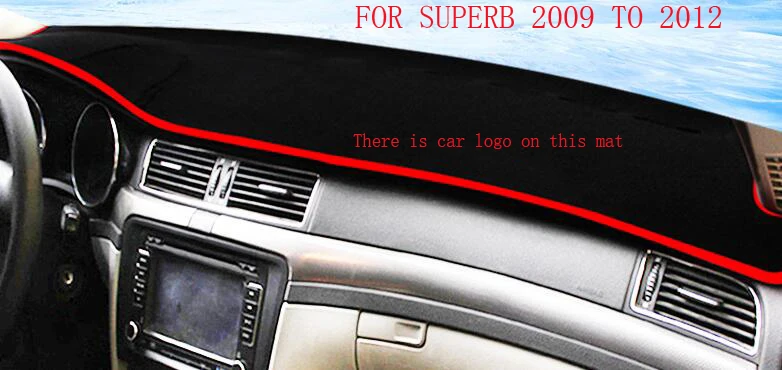 

Car Dashboard Cover Carpet Sun Shade Pad Mat Heat Insulation Decoration For Skoda Superb Karoq Rapid Yeti