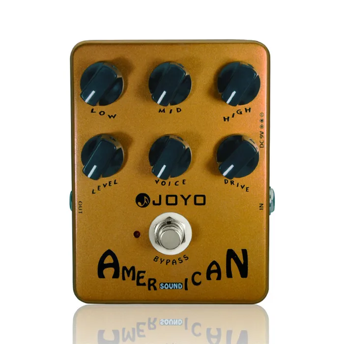 American Sound JOYO гитарные эффекты Винтаж овердрайв/Окончательный Привод/Crunch искажения/Цифровая Задержка/Американская звуковая педаль эффектов для электрогитары - Цвет: American Sound
