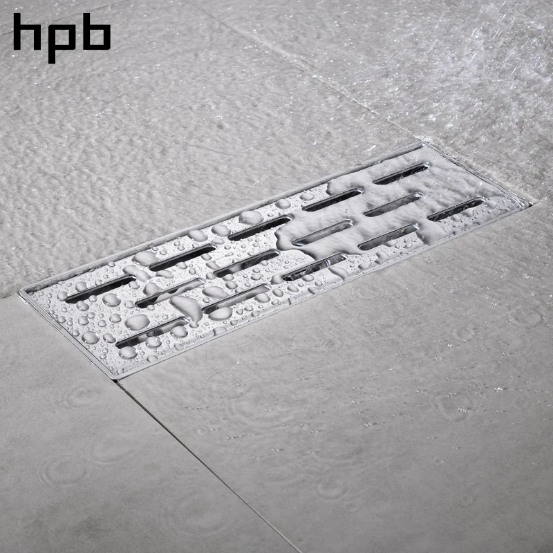 HPB 30x10 см квадратный трап из нержавеющей стали 304 анти запах ванная комната