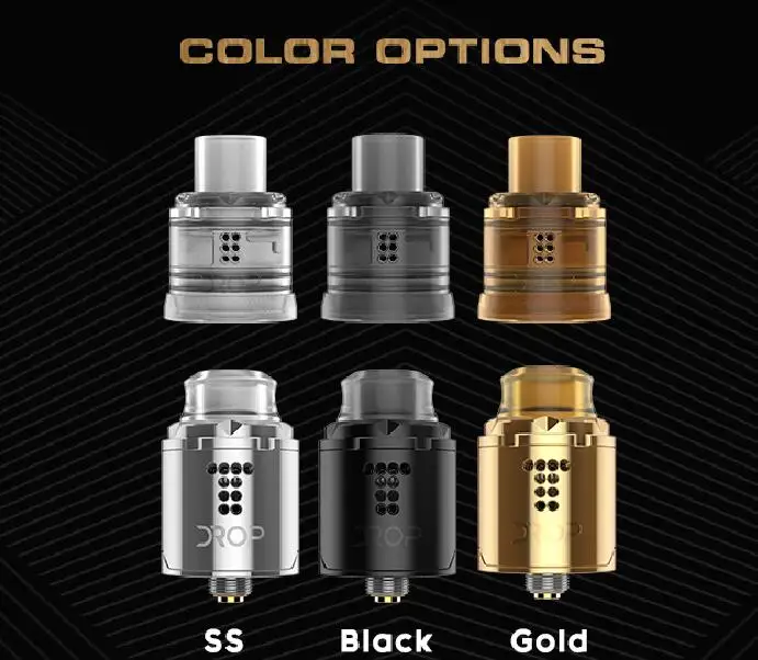 Оригинальный Digiflavor Drop Solo RDA Tank Одиночная катушка атомайзер с BF Squonk шарнирно