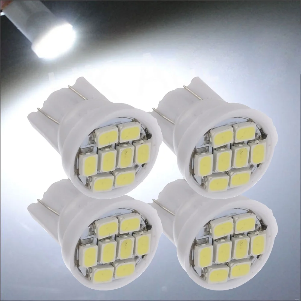 

JX-LCLYL 4 шт. белый T10 1206 8LED автомобиля Клин Ширина чтение светильник 194 168 192 W5W