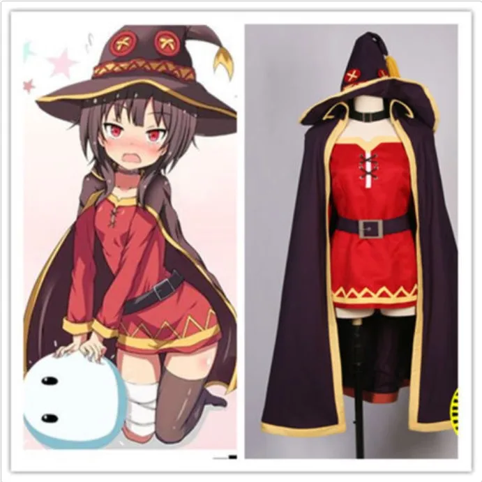 KonoSuba боги в этом прекрасном мире благословение мегумина полный комплект косплей