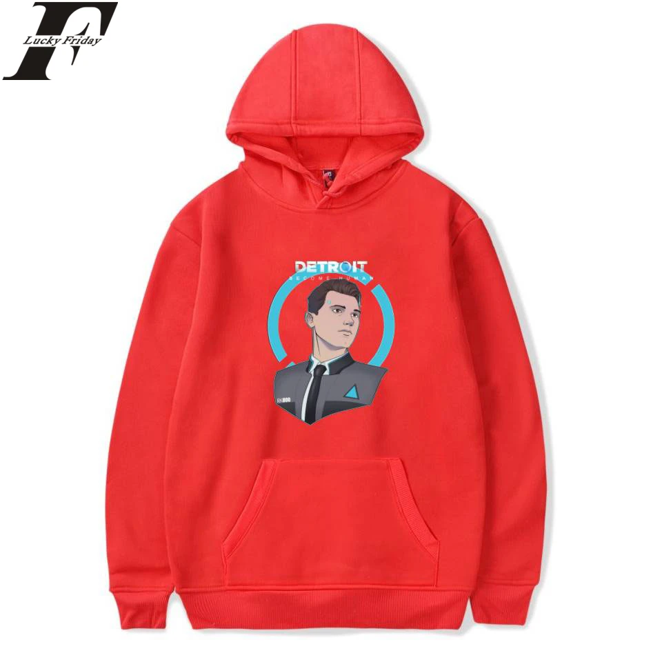 

Detroit Become Human Hoodie Game Print Spring Sweatshirts Fashion Hoodie Casual Pullover Size XXS To 4XL