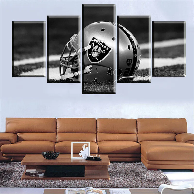 AtFipan Unframed Retro Football Helmets Painting Canvas Printing Vintage Wall Pictures For Living Room Perfect Art Posters | Дом и сад