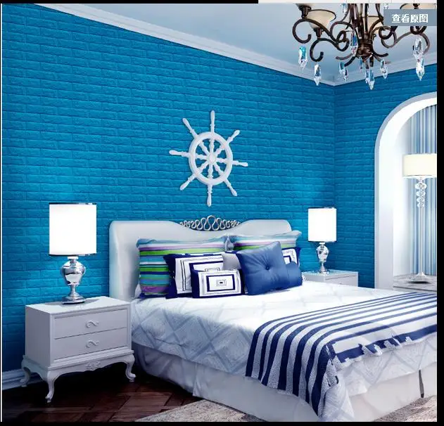 3d настенные наклейки креативный ТВ фон для спальни декоративные кирпичные обои