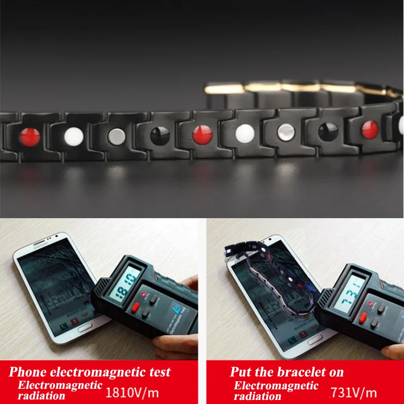 2020 терапевтический энергетический лечебный браслет из нержавеющей стали для