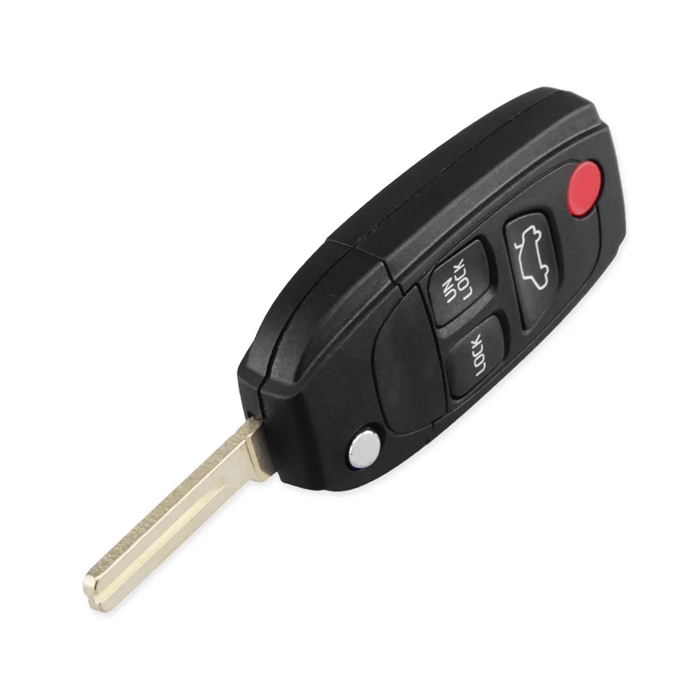 Чехол KEYYOU для Volvo XC70 XC90 V50 V70 S60 S80 с 4 кнопками и откидной крышкой|Ключ от авто| |