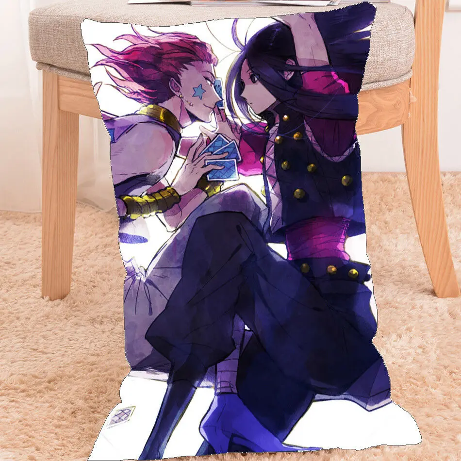 Аниме Охотник х Hisoka Illumi Zoldyck Подушка Dakimakura чехол 40x60 см|Наволочка| |