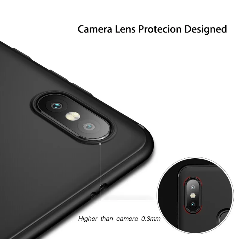 Xiaomi Redmi Note 8T Case Cover Soft Flexible Matte TPU for 5 6 7 8 Pro |