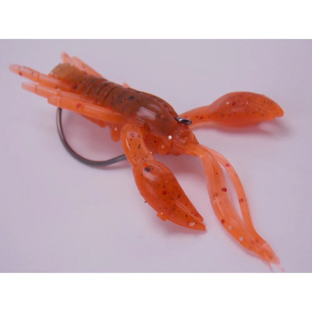 Плавающие мягкие маленькие медленно тонущие раки невесомые Texas Rig weedless
