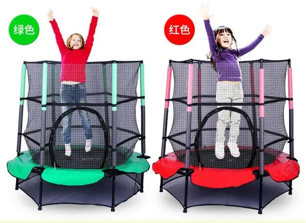 55 дюймов складной трамплин Детская пружинная кровать для прыжков внутренняя
