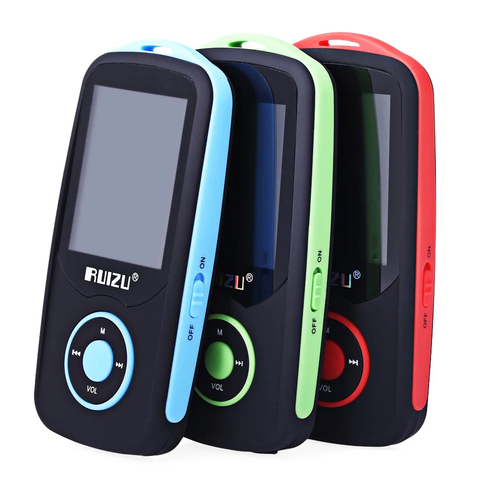 Оригинальный ruizu X06 Спорт Музыка MP3 плееры Bluetooth V2.0 1.8 дюймов TFT ЖК дисплей Экран
