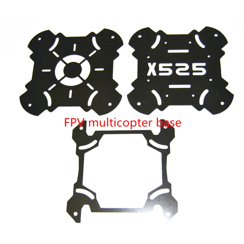 RC X525 V3 QuadCopter складной каркас Стекловолоконный Мультикоптер красный черный для DIY