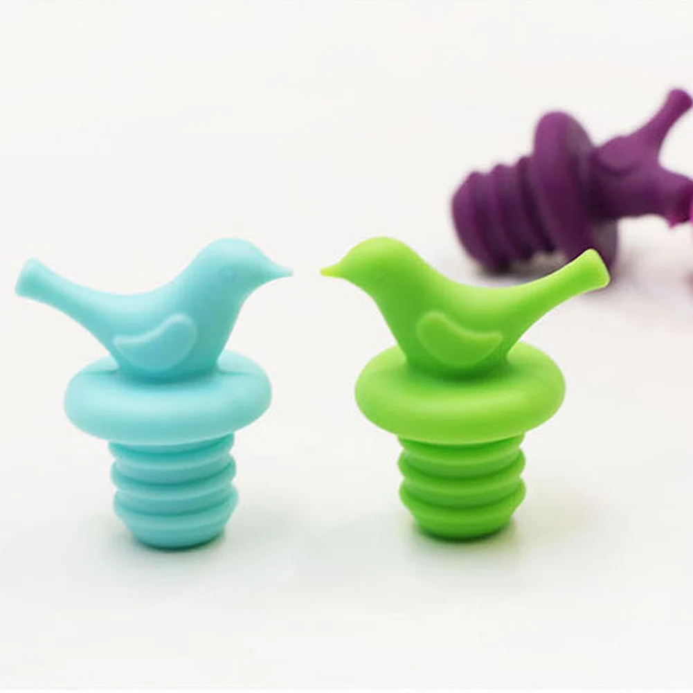 1 шт. колпачки для бутылок с птицей|wine pourer stopper|silicone wine stopperswine stopper |