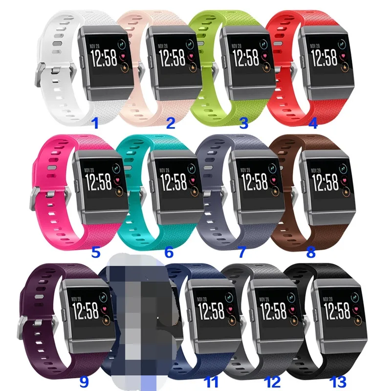 Быстросъемные спортивные силиконовые часы браслет ремешок для Fitbit ионический