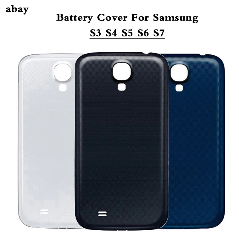 Крышка батарейного отсека для Samsung S3 S4 S5 S6 S7 задняя крышка корпуса Ремонт с