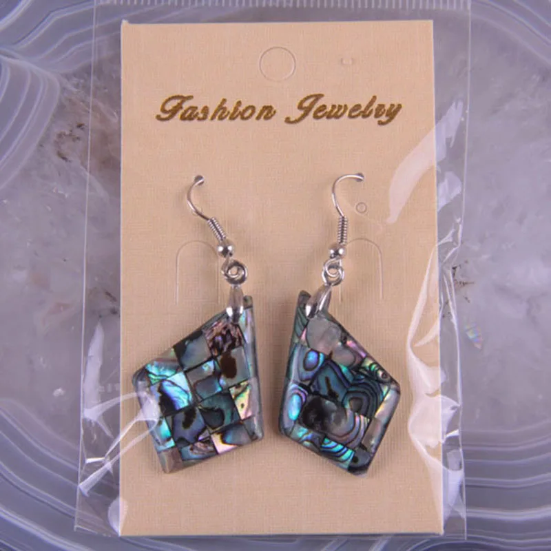 Серьги в виде раковины абалона ювелирные изделия из новой Zealand T012|abalone shell earrings|shell