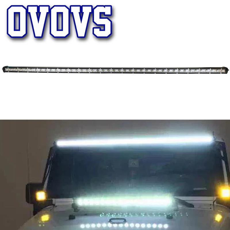 45 дюймов 126 Вт Super Slim Led Off Road Свет Бар автомобильные Запчасти Single Beam 12 вольт