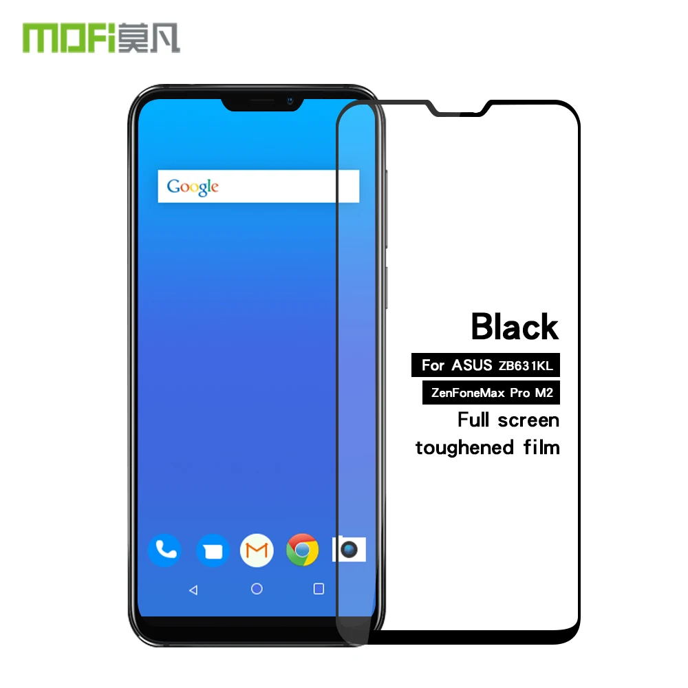 Для Asus Zenfone Max Pro M2 ZB631KL Стекло закаленное 6 26 дюйма MOFi оригинальный Экран протектор