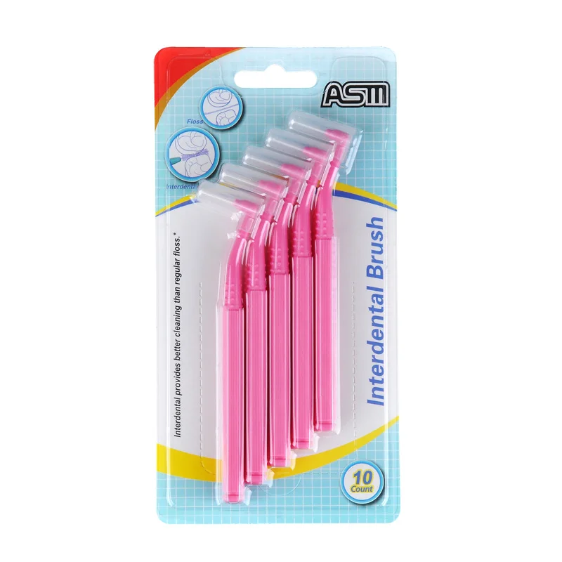 Межзубная щетка Зубная нить для зубов минимальный диаметр 0 6 мм 10/карты