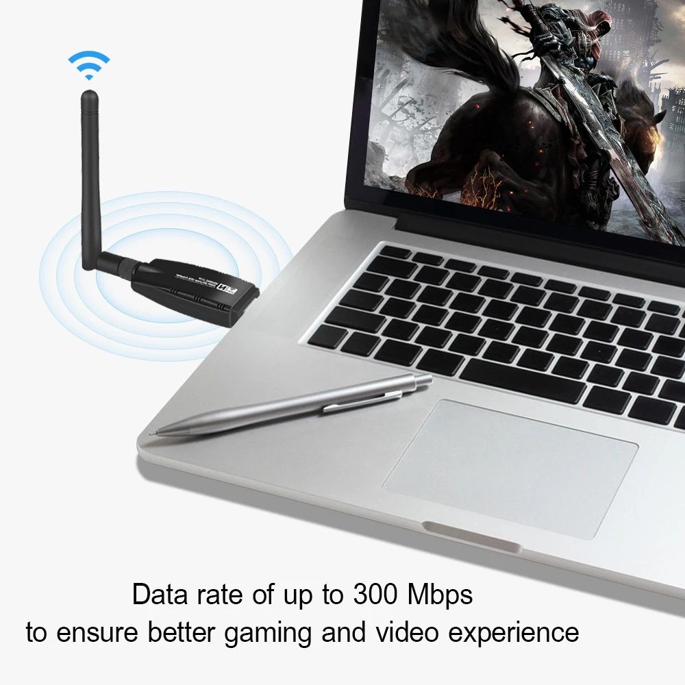 300 Мбит/с беспроводной адаптер usb антенны Wi Fi сетевой карты Lan Беспроводной ключ