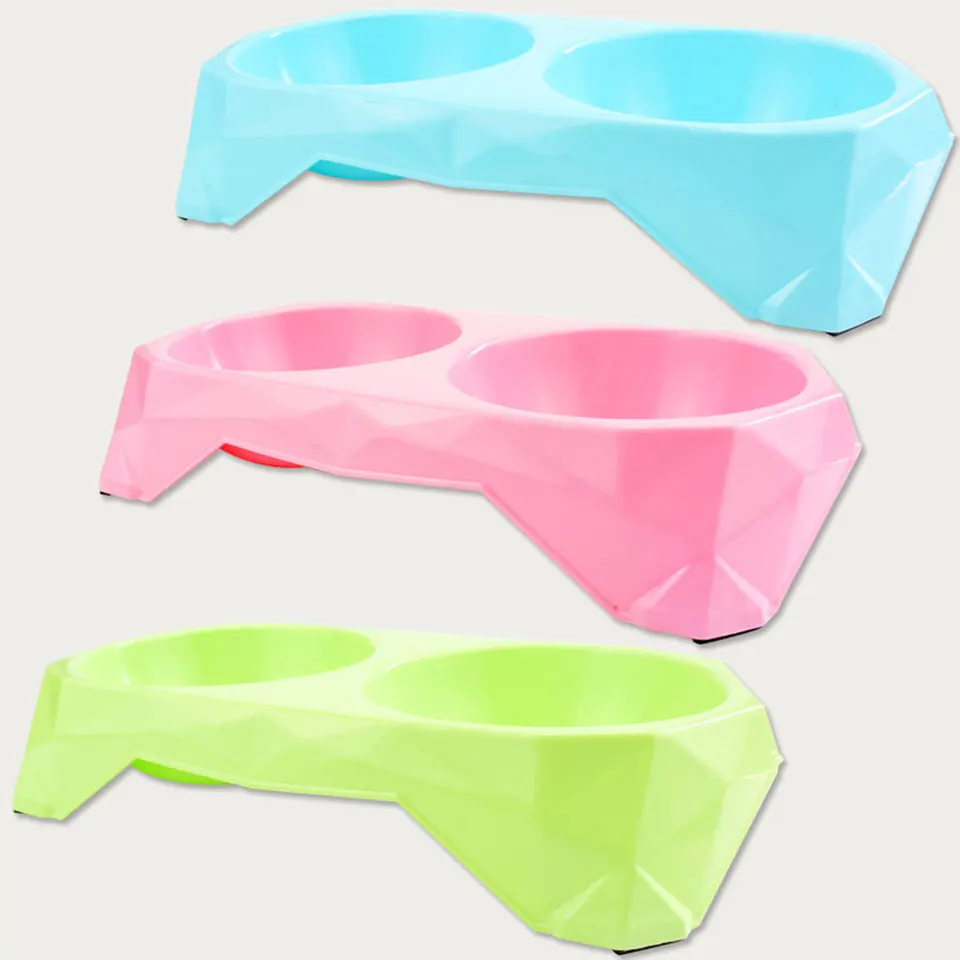 Собака Еда хранения чаши Кошачьи миски питьевой для собак вода является