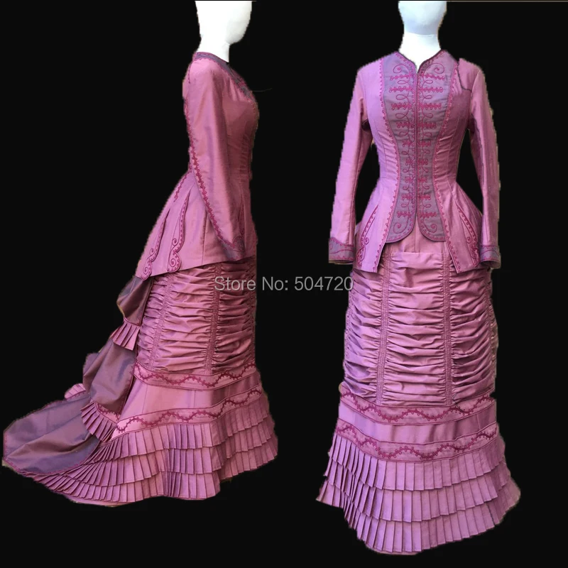 

Tailored!NEW arrivial Royal French Duchess Queen Princess Marie Antoinette Period Masquerade Theatre Civil war Gown dress HL-297